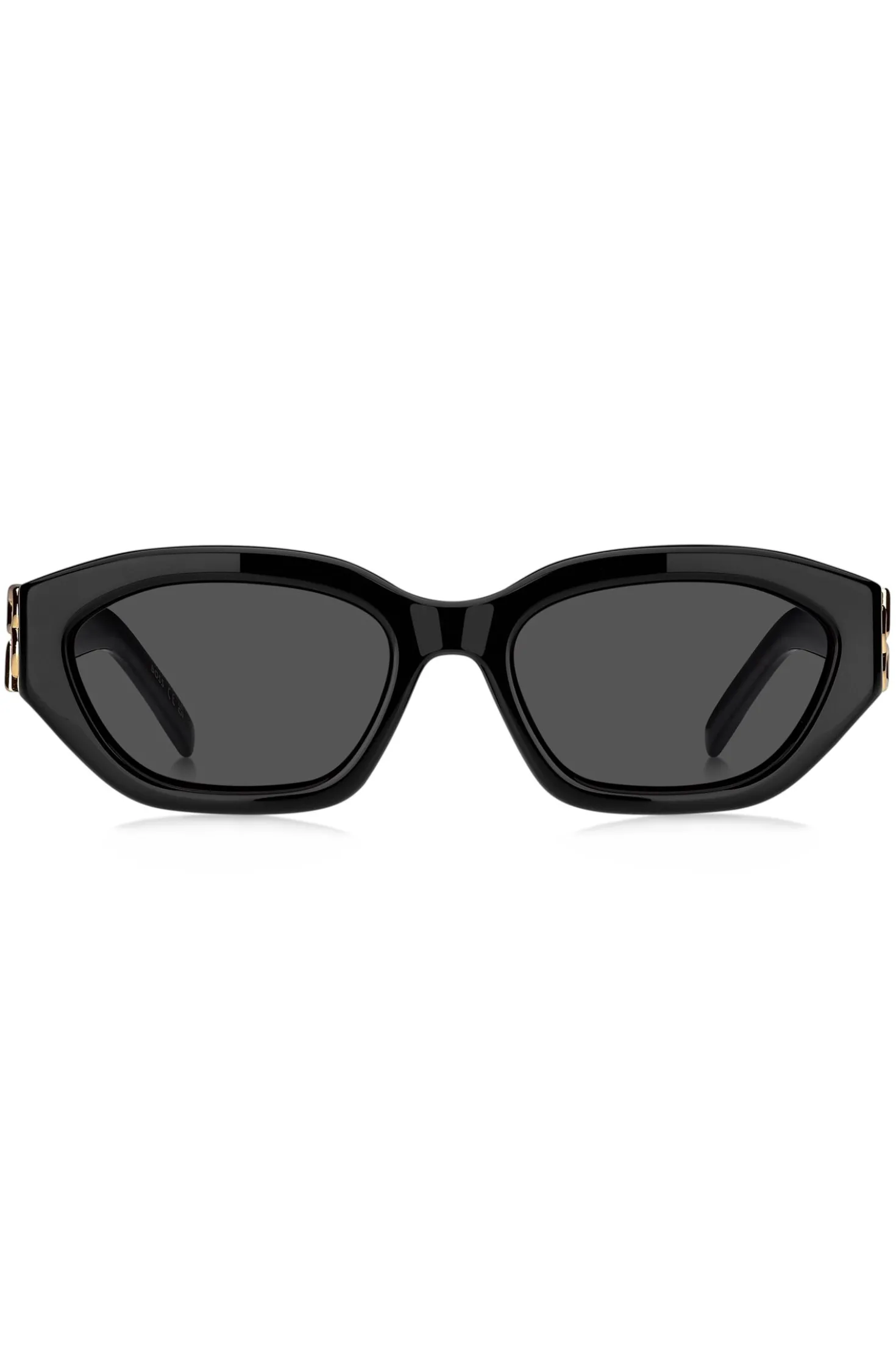 Sonnenbrille aus schwarzem Acetat mit Double-B-Monogramm