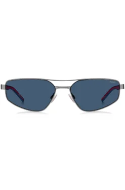 Sonnenbrille mit Doppelsteg und ausgestanztem Logo