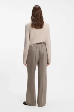 Straight-Fit Hose aus Flanell mit Tunnelzugbund