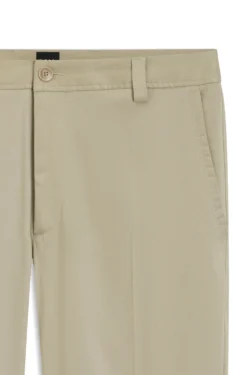 Straight-Fit Hose aus Stretch-Twill
