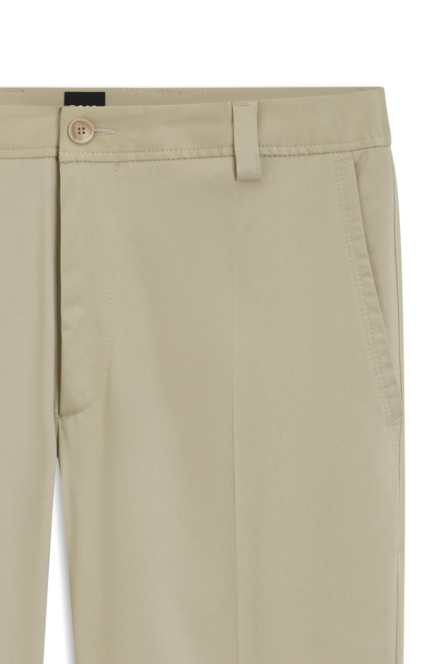 Straight-Fit Hose aus Stretch-Twill