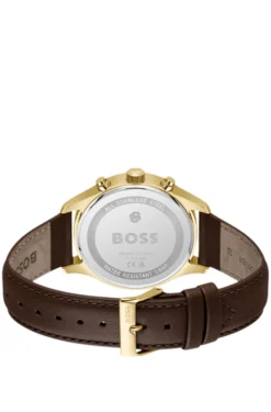 Stratus Chronograph mit braunem Lederarmband