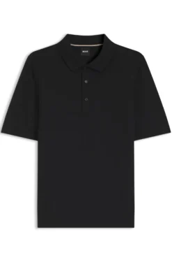 Strick-Poloshirt aus Schurwolle