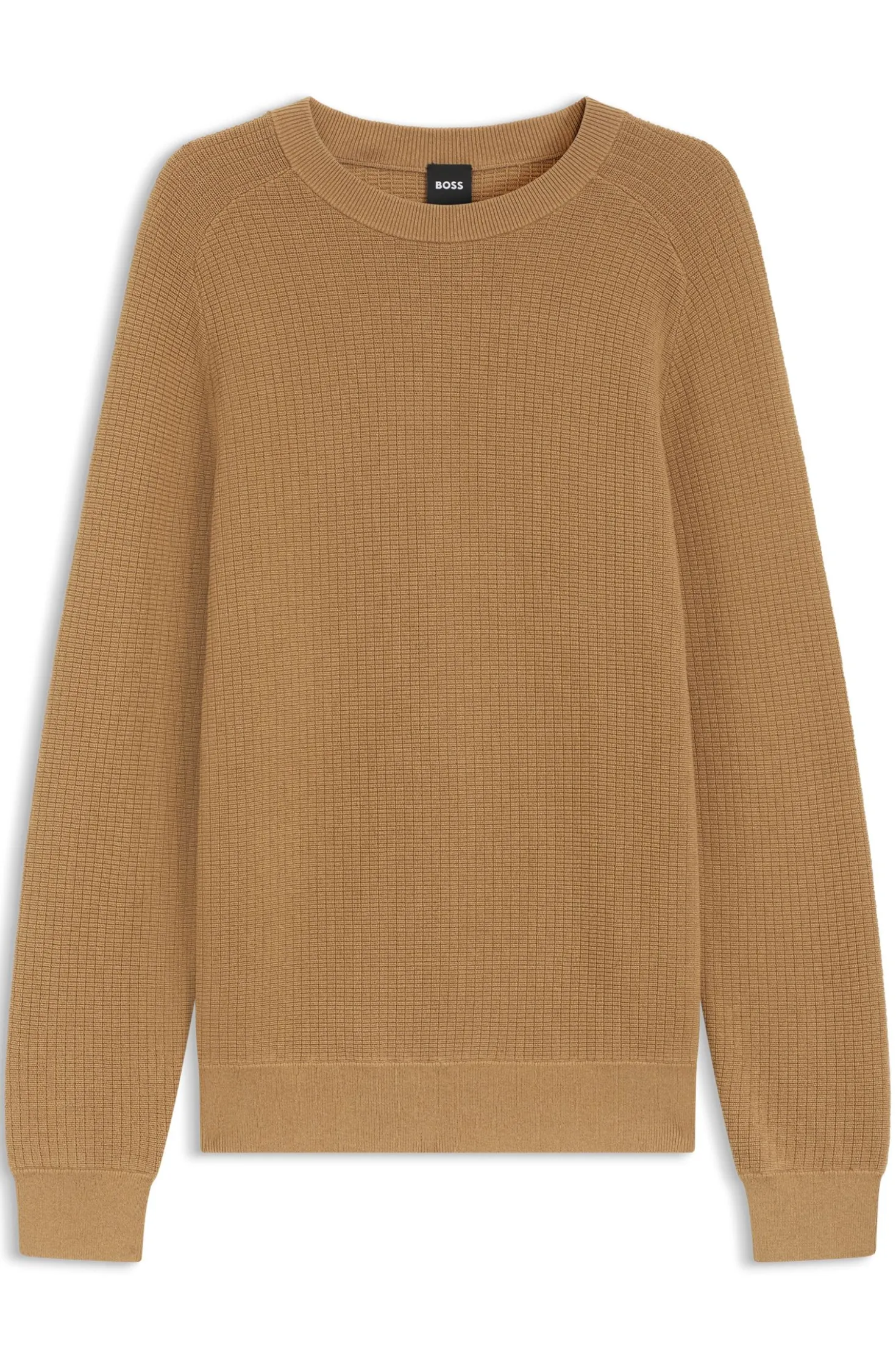 Strickpullover aus Baumwolle und Schurwolle