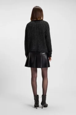 Strickpullover mit Ripp-Struktur
