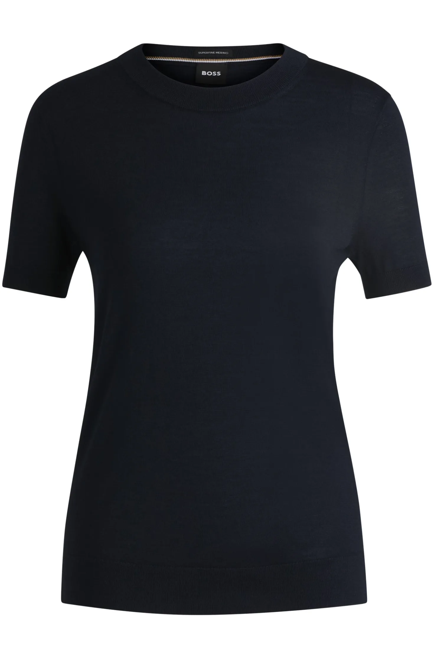 Strick-T-Shirt aus Merinowolle