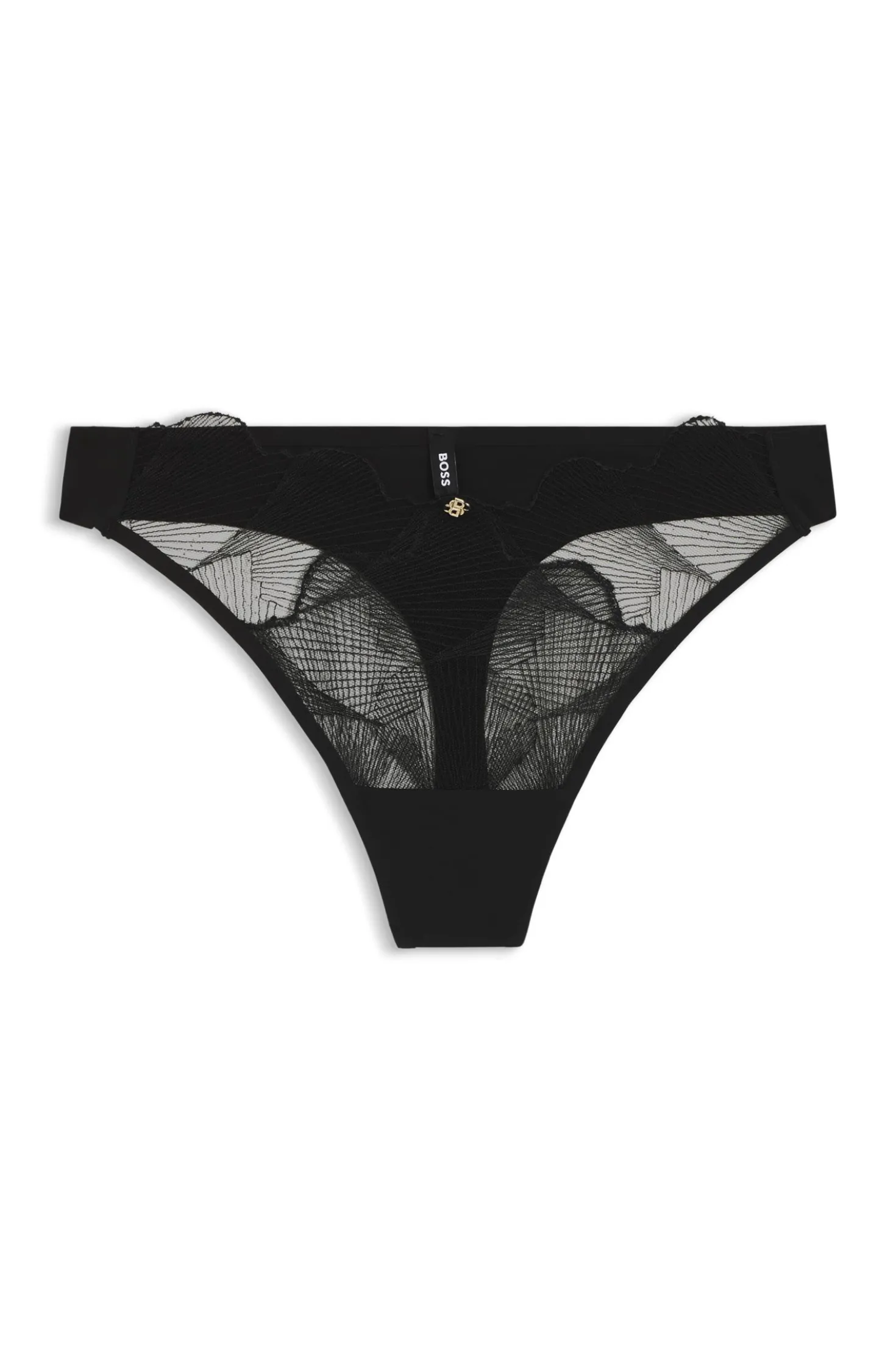 String mit gesticktem Double-B-Monogramm