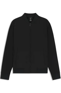 Sweatjacke mit Reißverschluss und gepolsterter Vorderseite