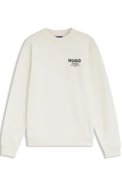 Sweatshirt aus Baumwoll-French-Terry mit markantem Logo-Print