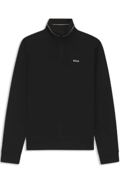 Sweatshirt aus Baumwoll-Mix mit Logo-Stickerei