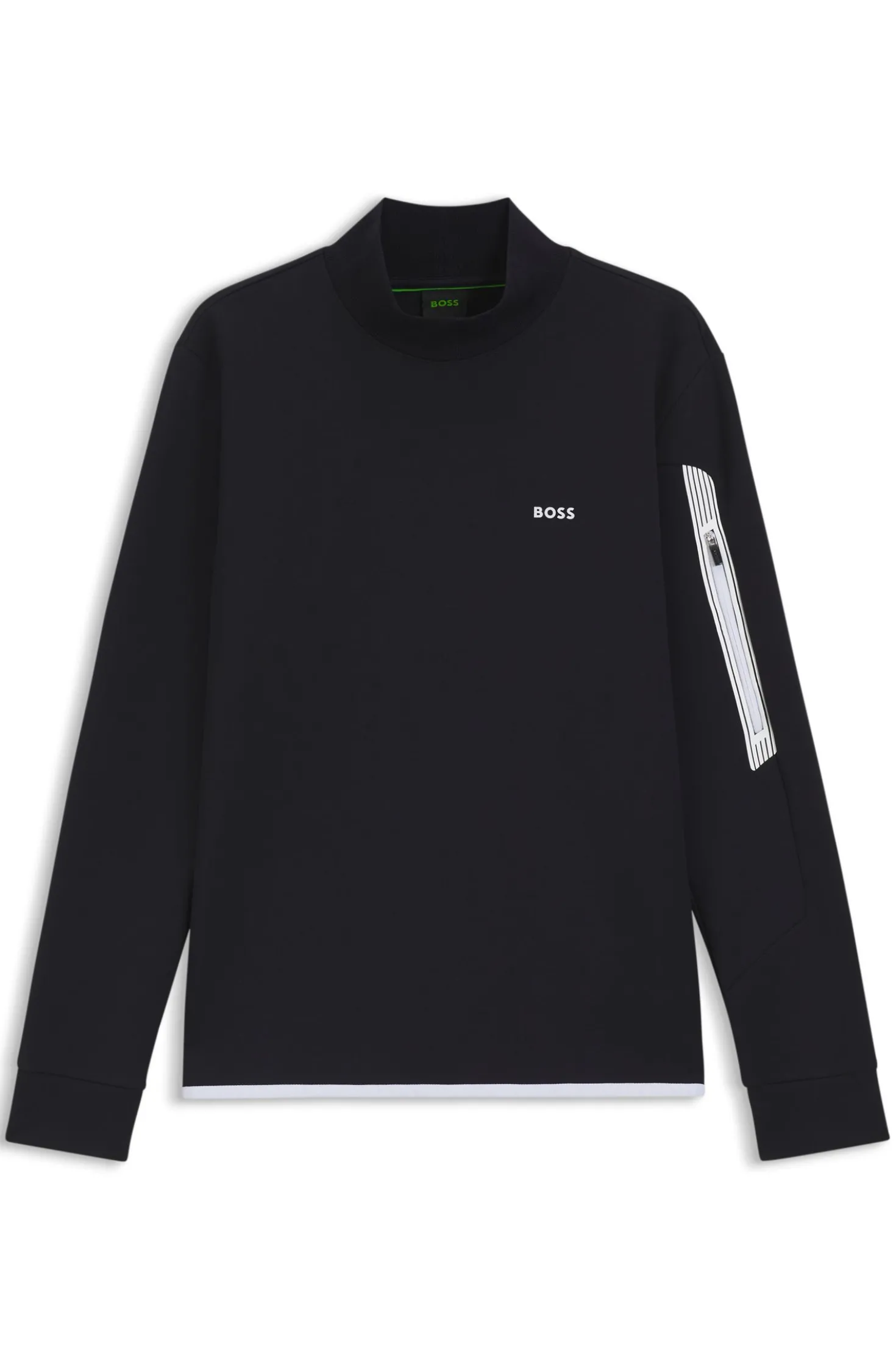 Sweatshirt aus Baumwoll-Mix mit Rundhalsausschnitt
