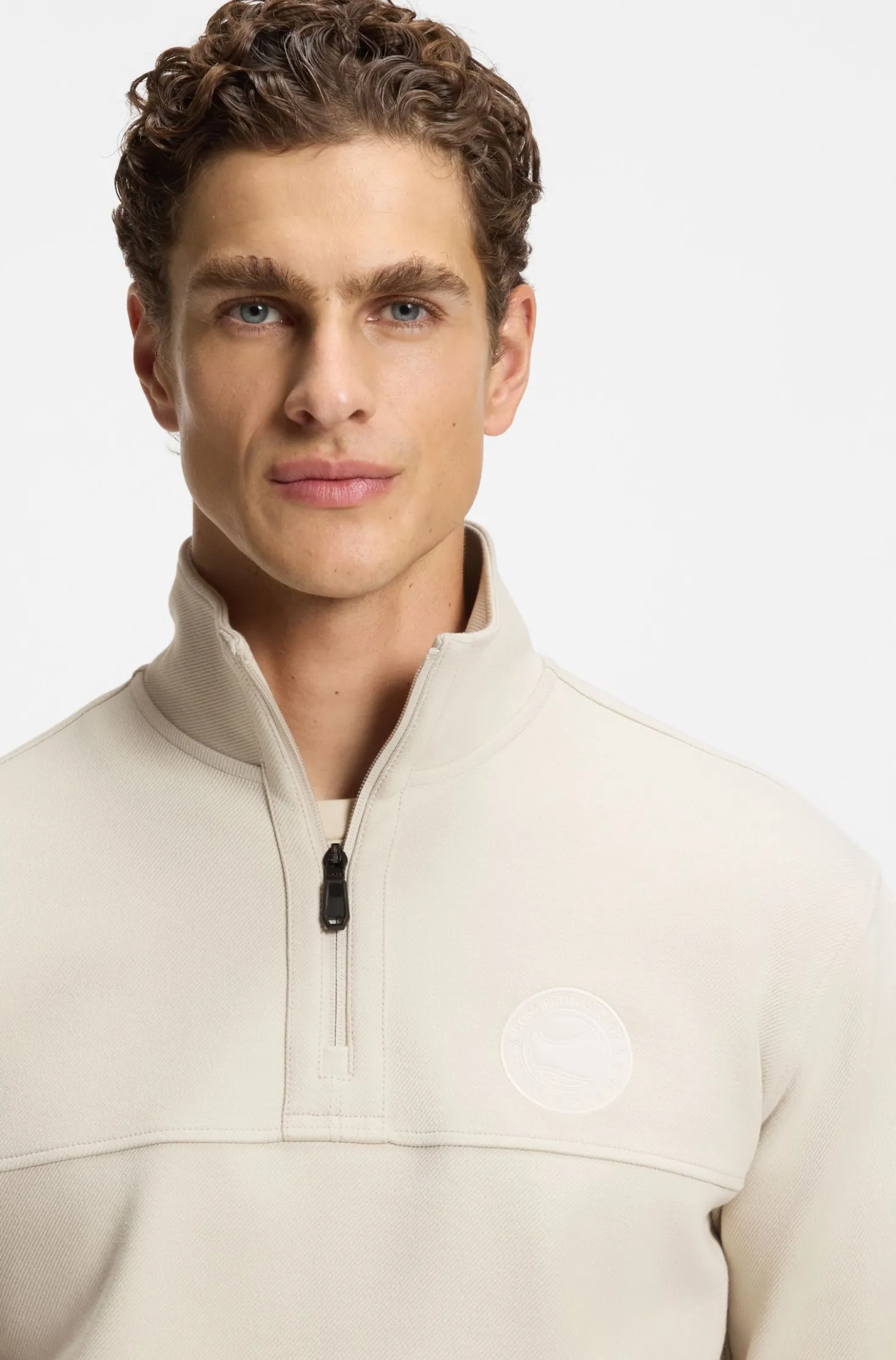 Sweatshirt aus Baumwoll-Mix mit Tennis-Logo