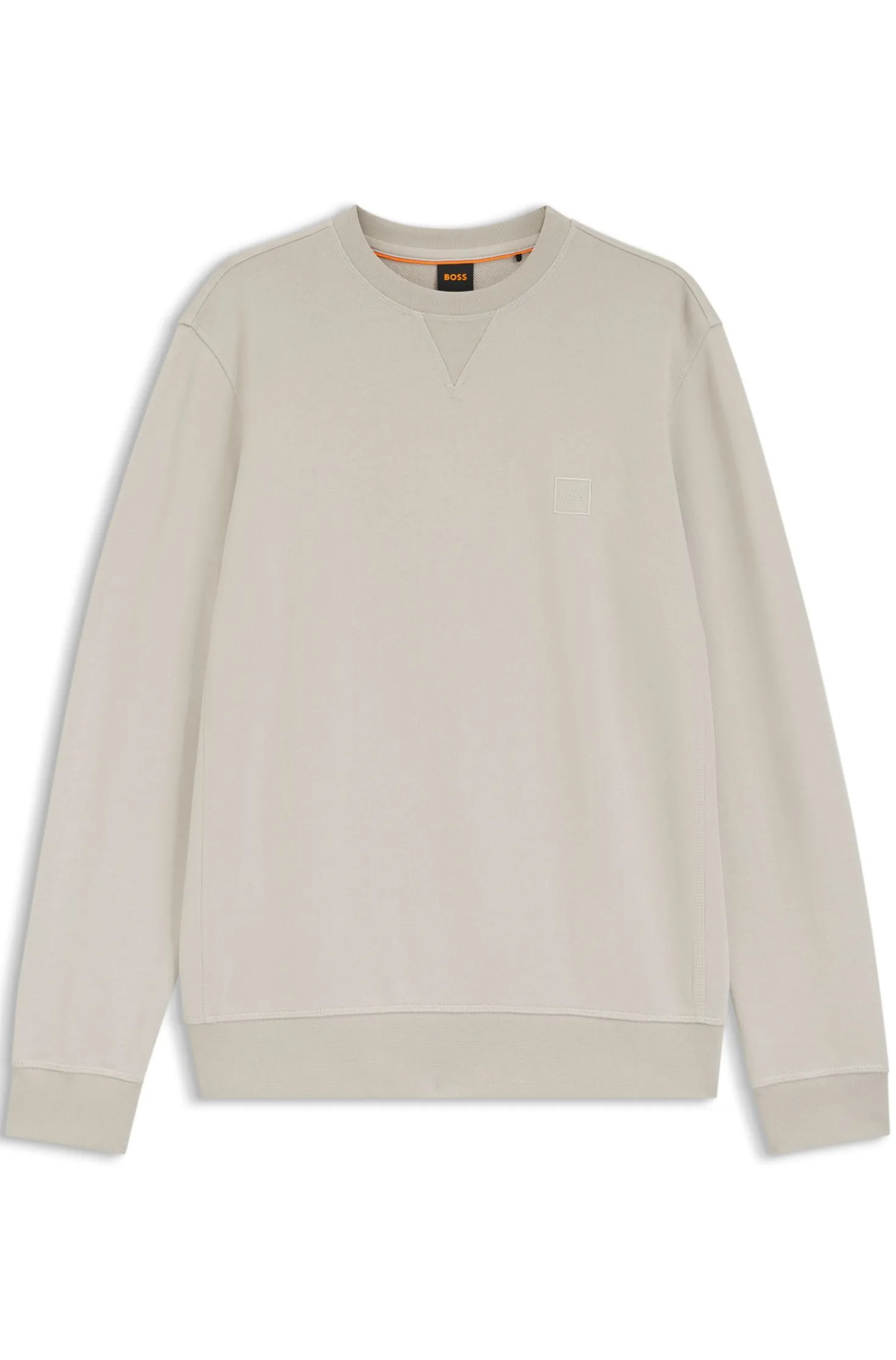 Sweatshirt aus Baumwoll-Terry mit Logo-Patch