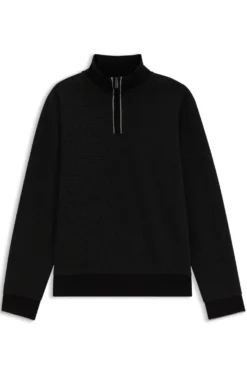 Sweatshirt mit Trichterkragen aus Baumwolle