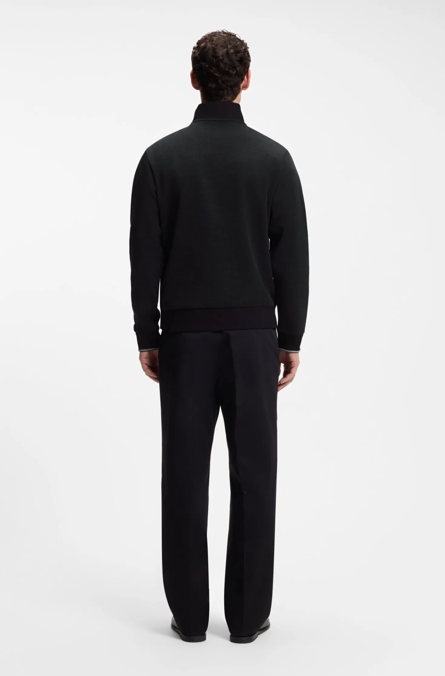 Sweatshirt mit Trichterkragen aus Baumwolle
