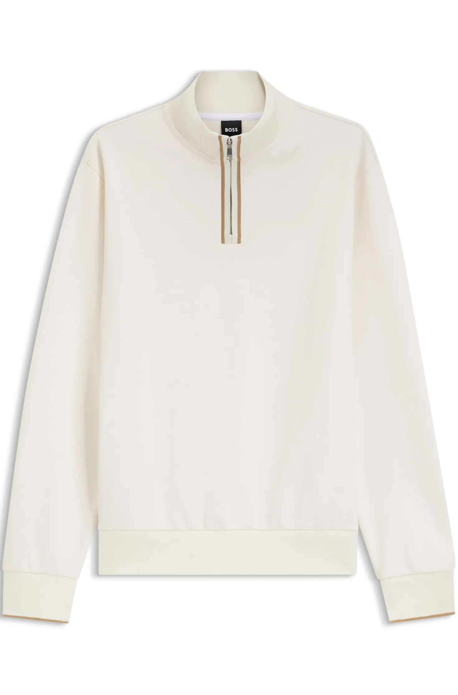 Sweatshirt mit Trichterkragen aus Baumwolle