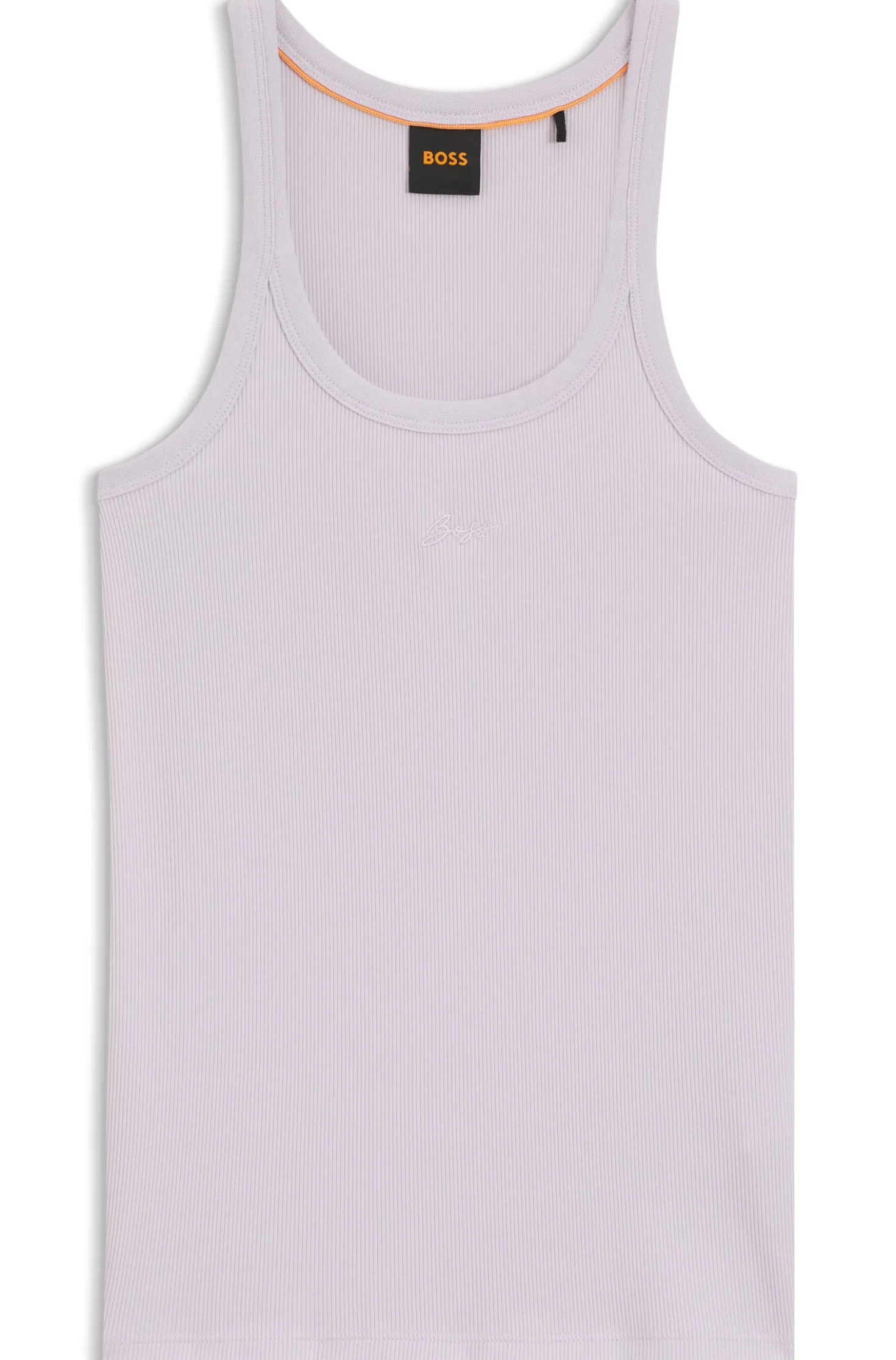 Tanktop aus Stretch-Baumwolle mit Racerback