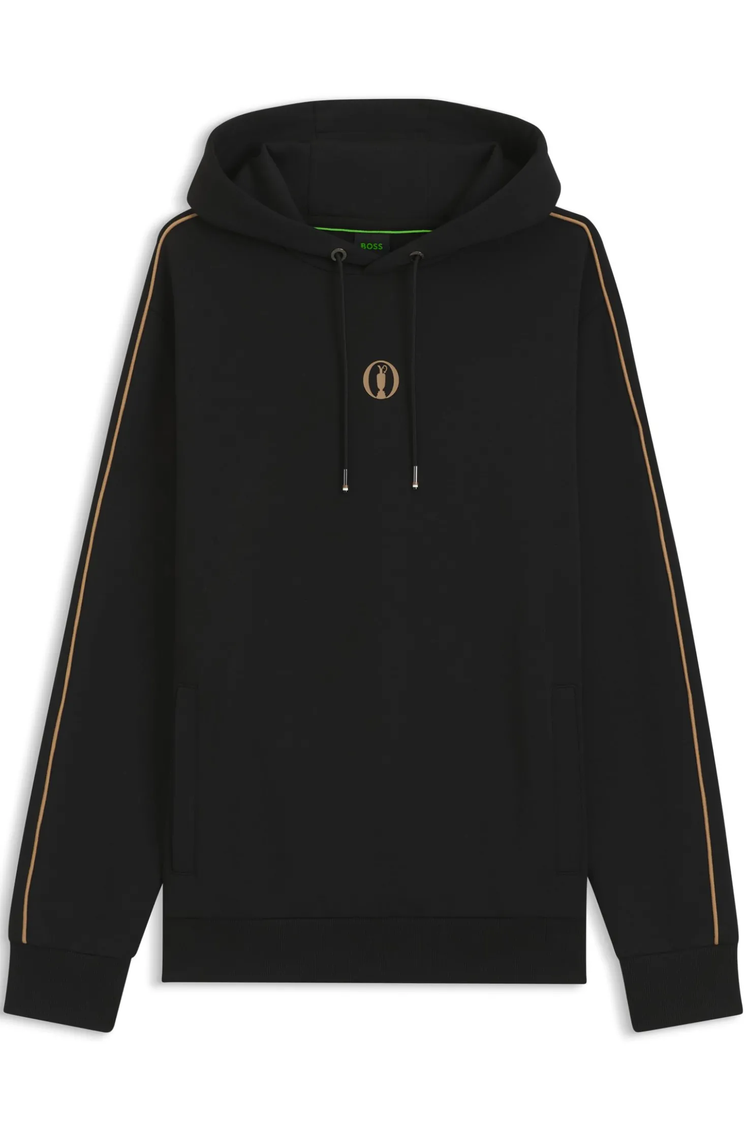 The Open Hoodie aus Baumwoll-Mix mit grafischem Print auf der Rückseite