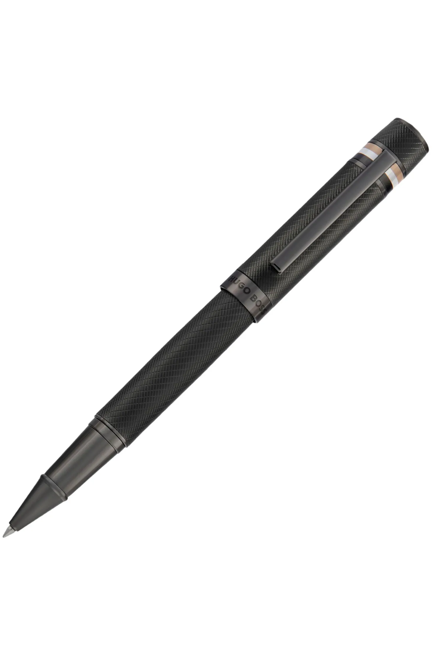 Tintenroller mit strukturiertem Schaft und Signature-Streifen-Ring