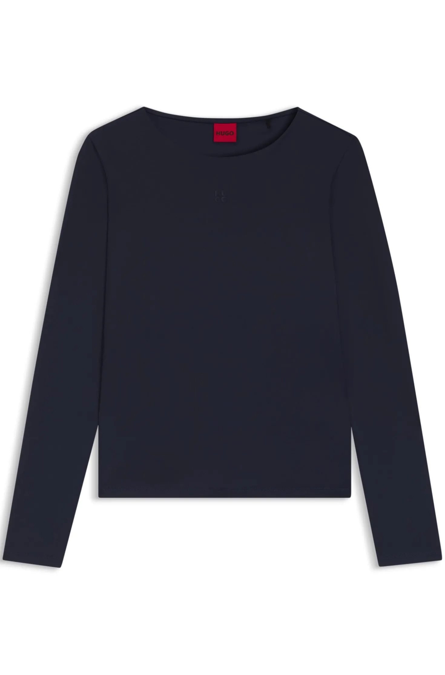 Top aus Stretch-Jersey mit Stack-Logo-Print