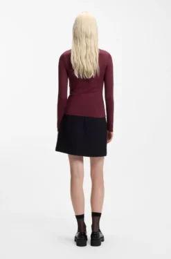 Top aus Stretch-Jersey mit Stack-Logo-Print