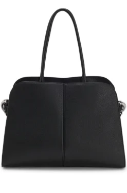 Tote Bag aus Kunstleder mit Logo-Prägung