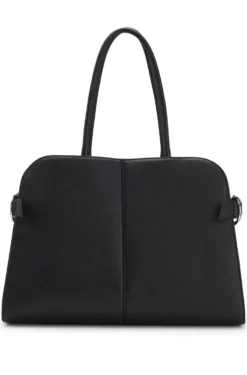 Tote Bag aus Kunstleder mit Logo-Prägung