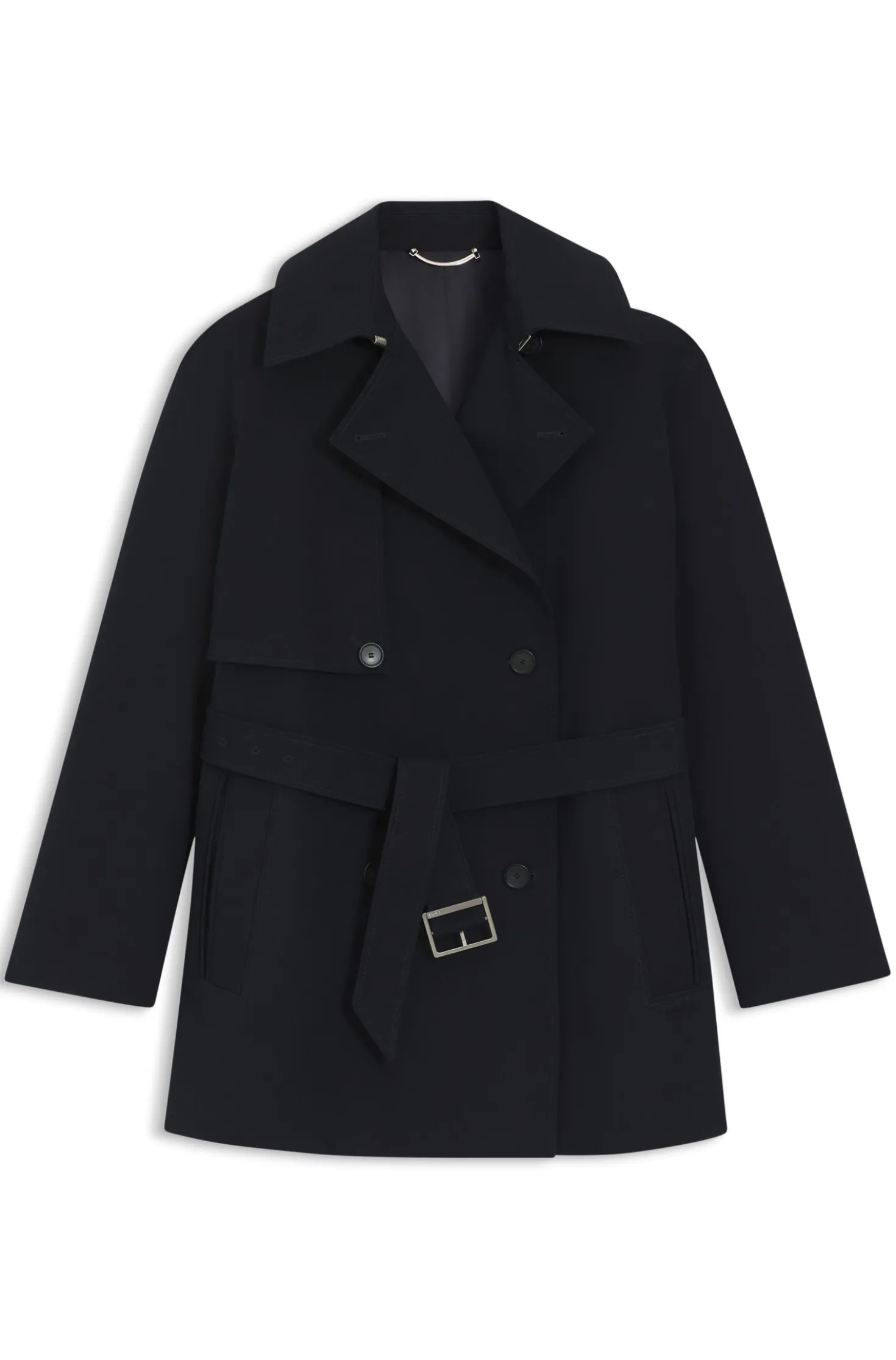 Trenchcoat aus Baumwolle mit Gürtel