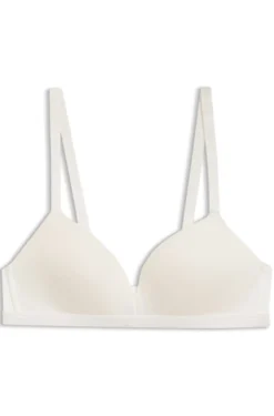 Triangel-BH aus Stretch-Jersey mit Logo-Riemchen