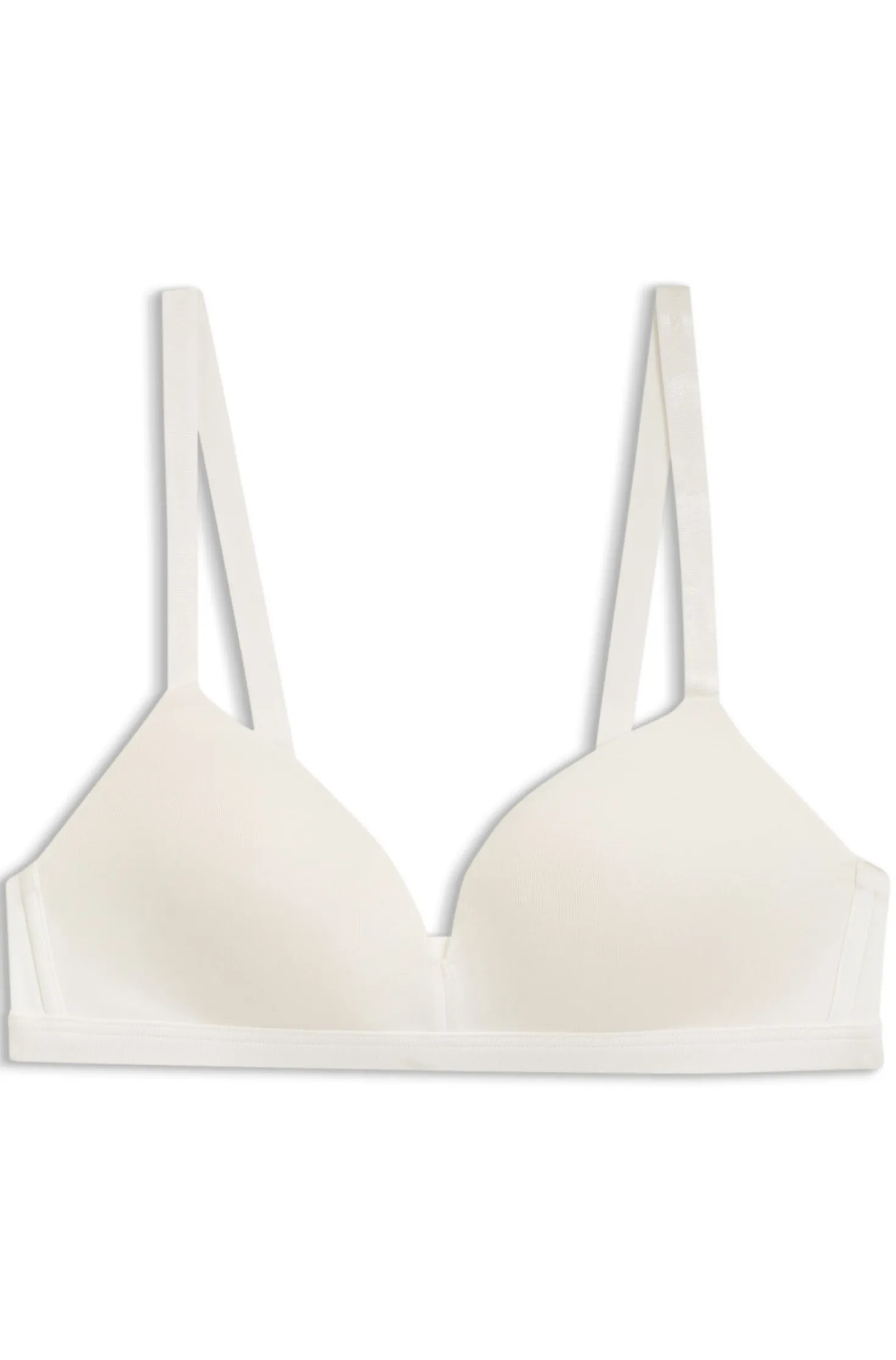 Triangel-BH aus Stretch-Jersey mit Logo-Riemchen