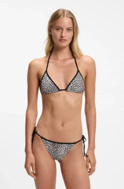 Triangel-Bikinitop mit Stack-Logos