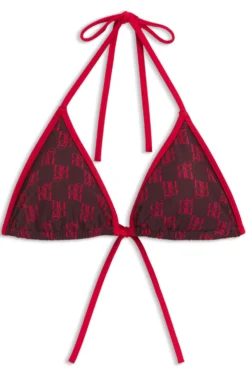 Triangel-Bikinitop mit Stack-Logos