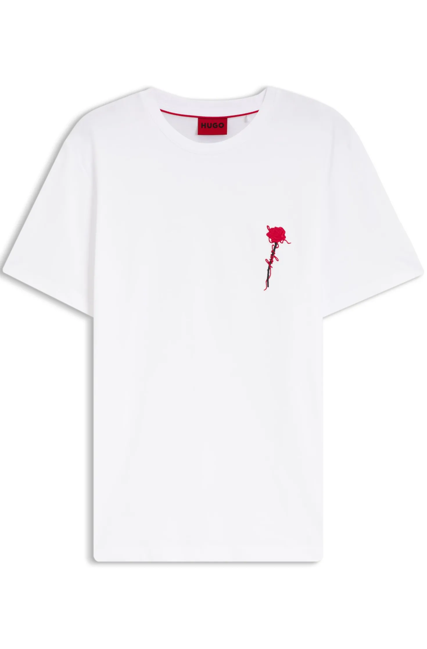 T-Shirt aus Baumwolle mit Logo-Artwork