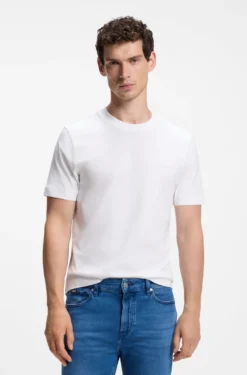 T-Shirt aus Baumwoll-Jersey mit Logo-Detail