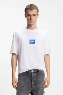 T-Shirt aus Baumwoll-Jersey mit Logo-Print