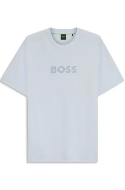 T-Shirt aus Baumwoll-Jersey mit Golf-inspiriertem Logo