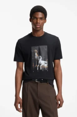 T-Shirt aus Baumwoll-Jersey mit Grafik-Print