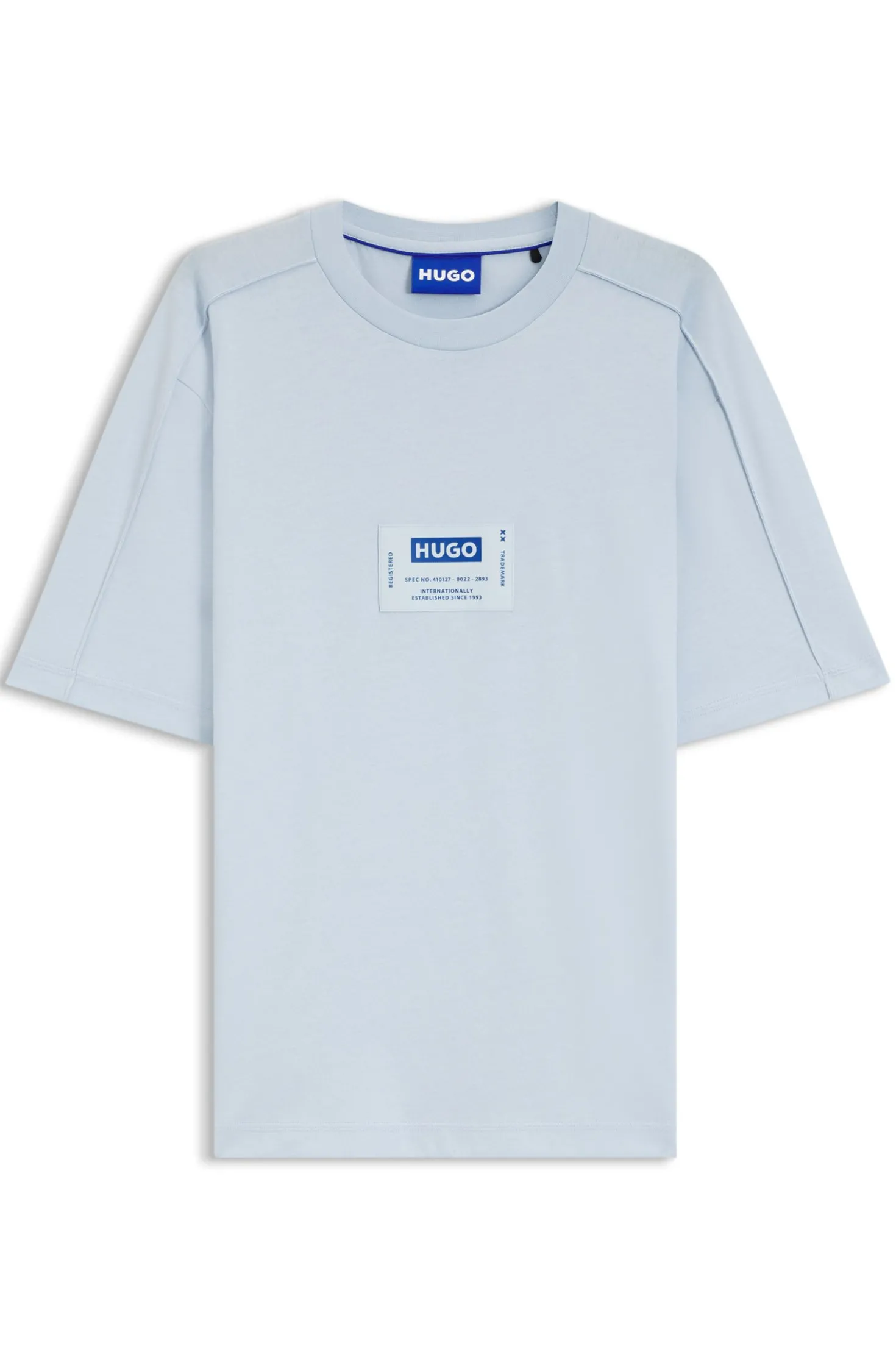 T-Shirt aus Baumwoll-Jersey mit Workwear-Logo-Label