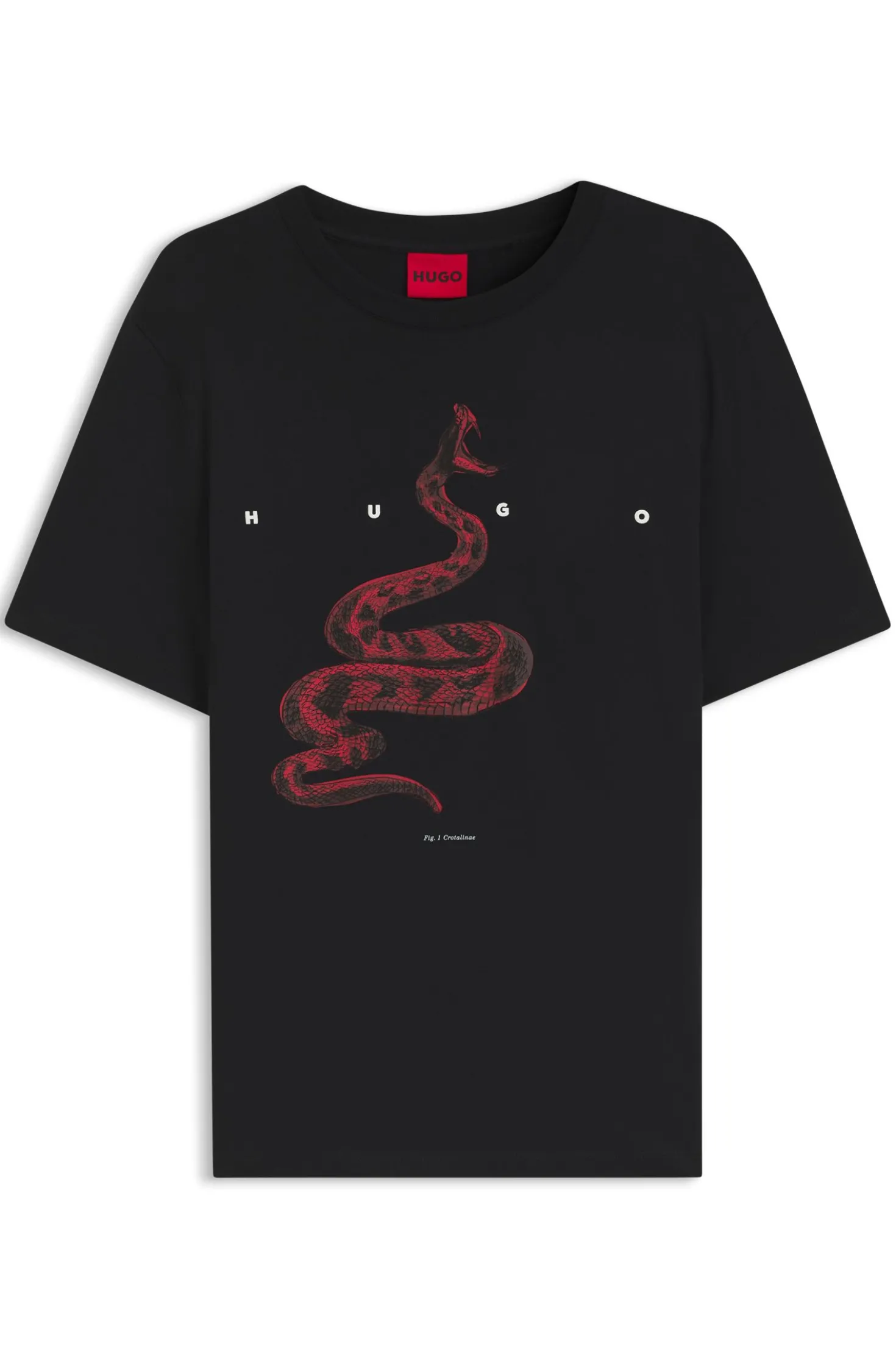 T-Shirt aus Baumwoll-Jersey mit breitem Logo