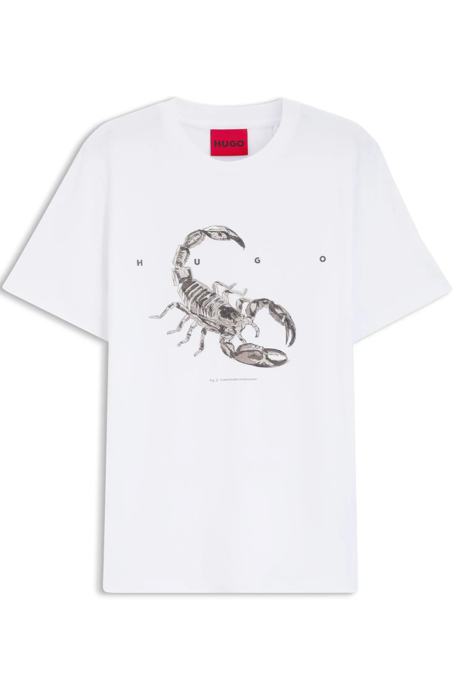T-Shirt aus Baumwoll-Jersey mit breitem Logo