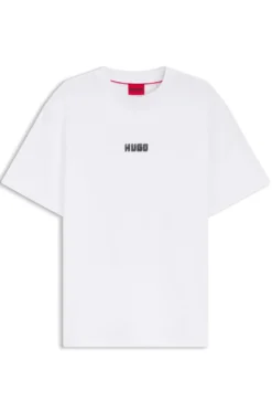 T-Shirt aus Baumwoll-Jersey mit Logo