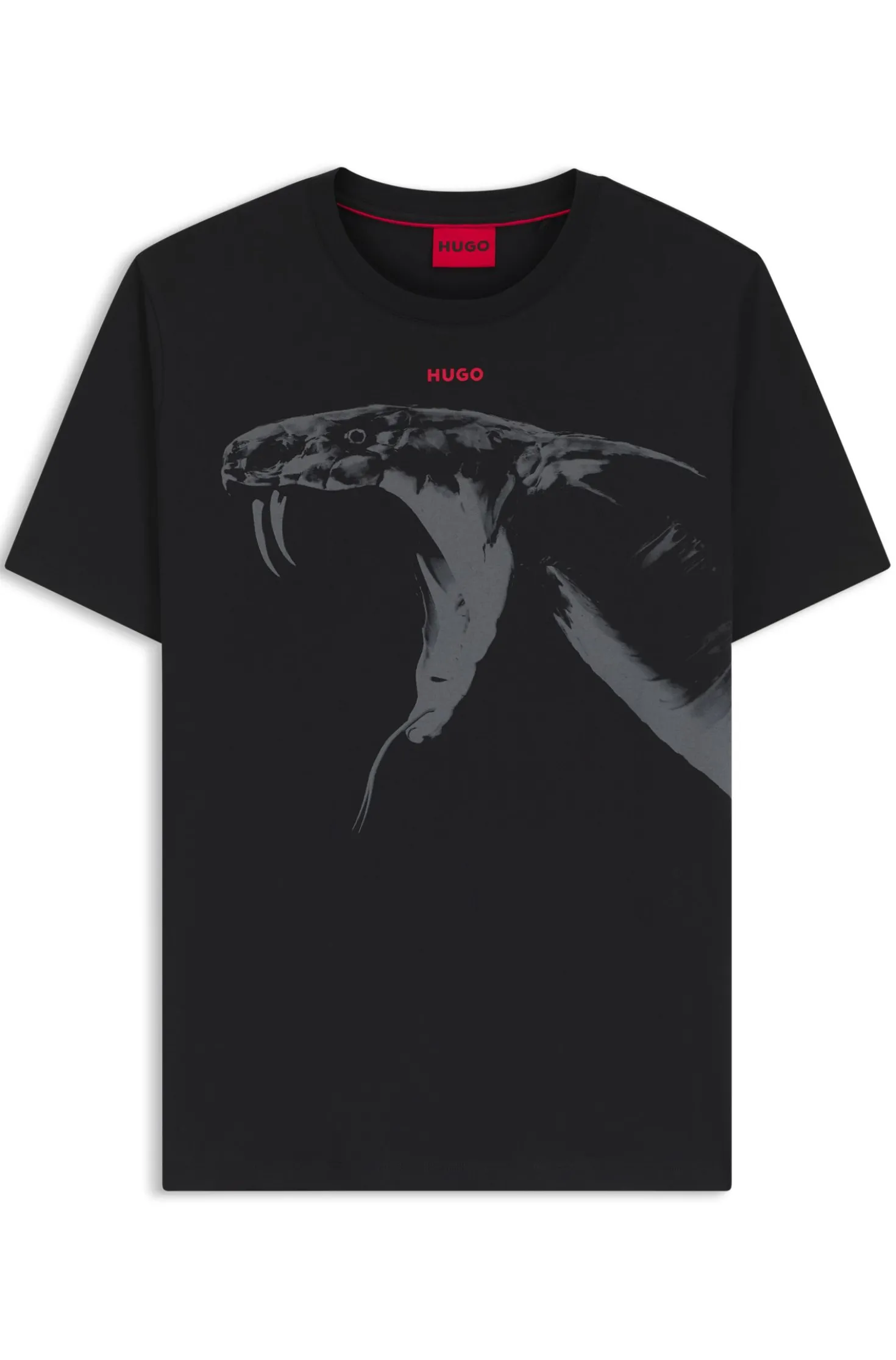 T-Shirt aus Baumwoll-Jersey mit Cobra-Print