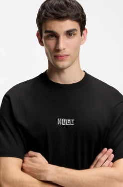T-Shirt aus Baumwoll-Jersey mit Logo