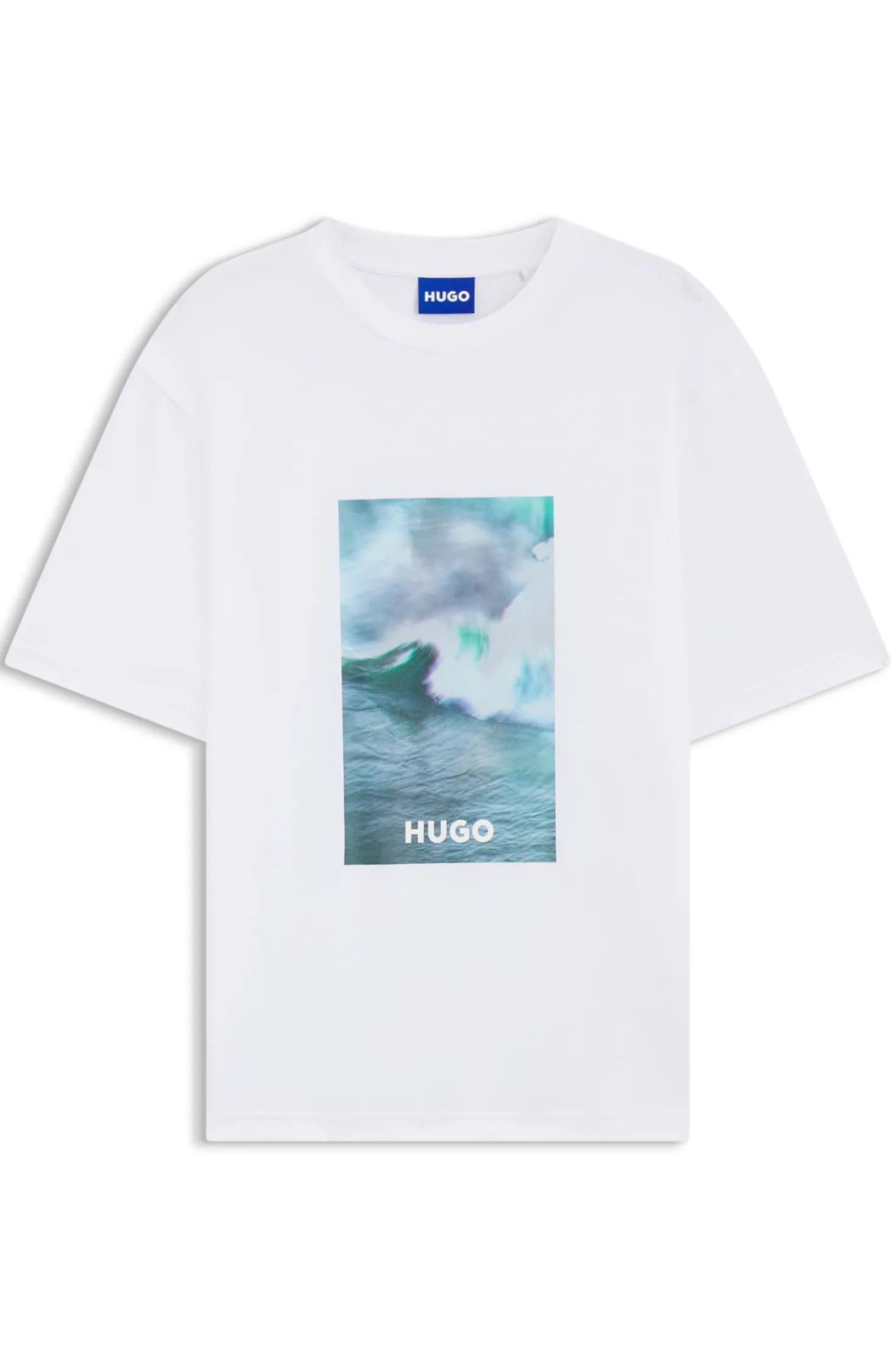 T-Shirt aus Baumwoll-Jersey mit Artwork-Print