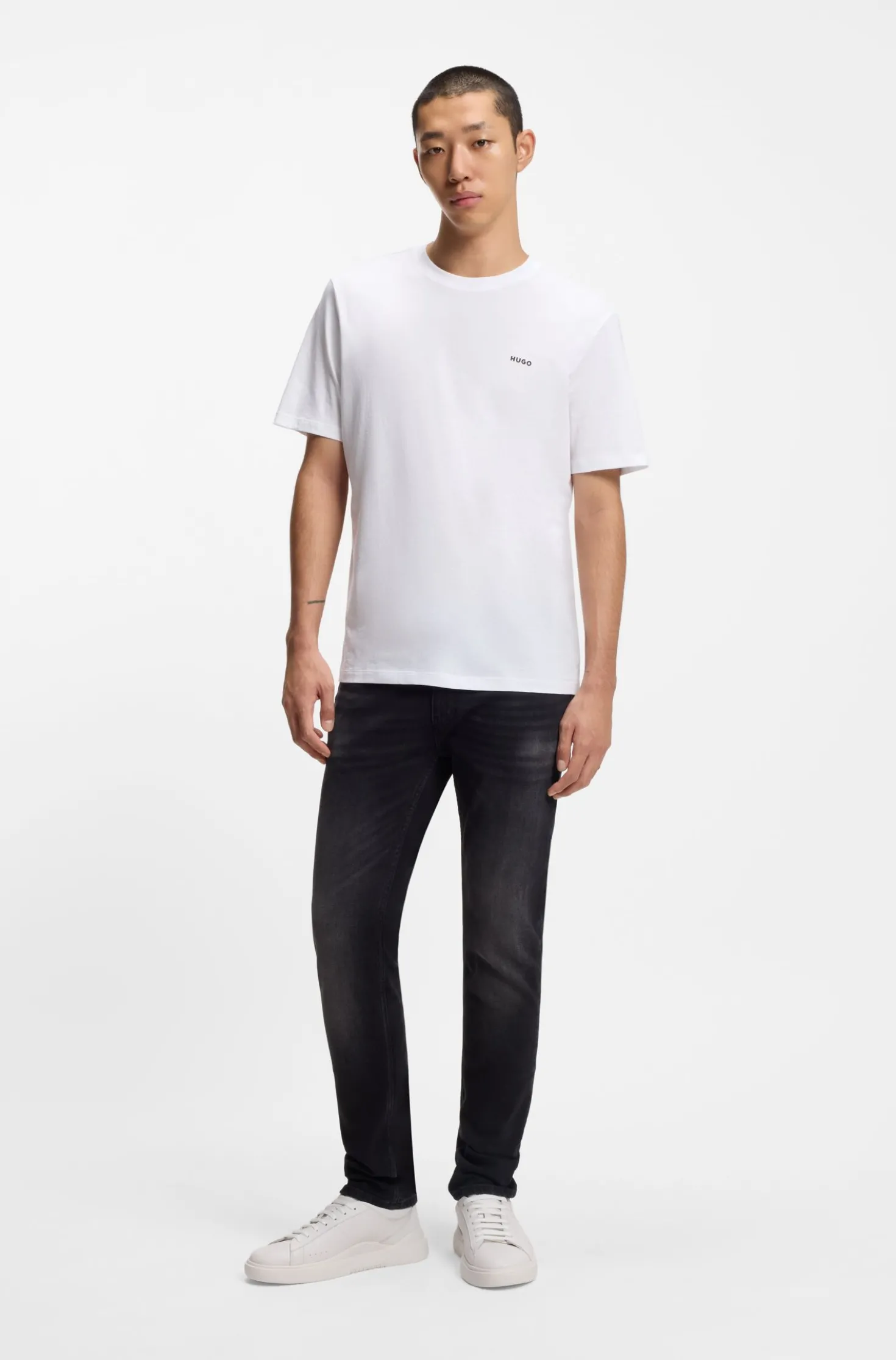 T-Shirt aus Baumwoll-Jersey mit Logo-Print