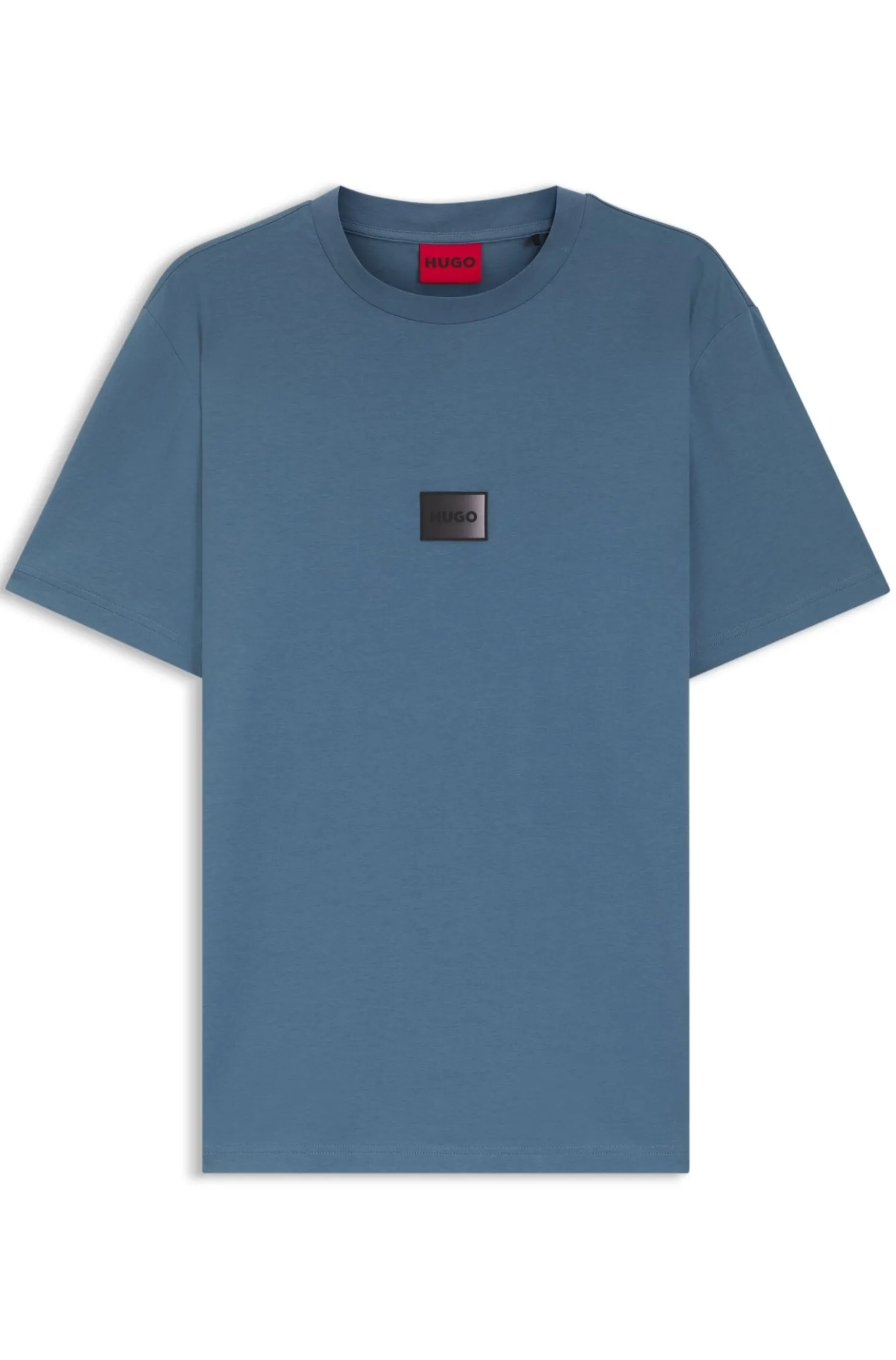 T-Shirt aus Baumwoll-Jersey mit Farbverlauf-Logo-Label