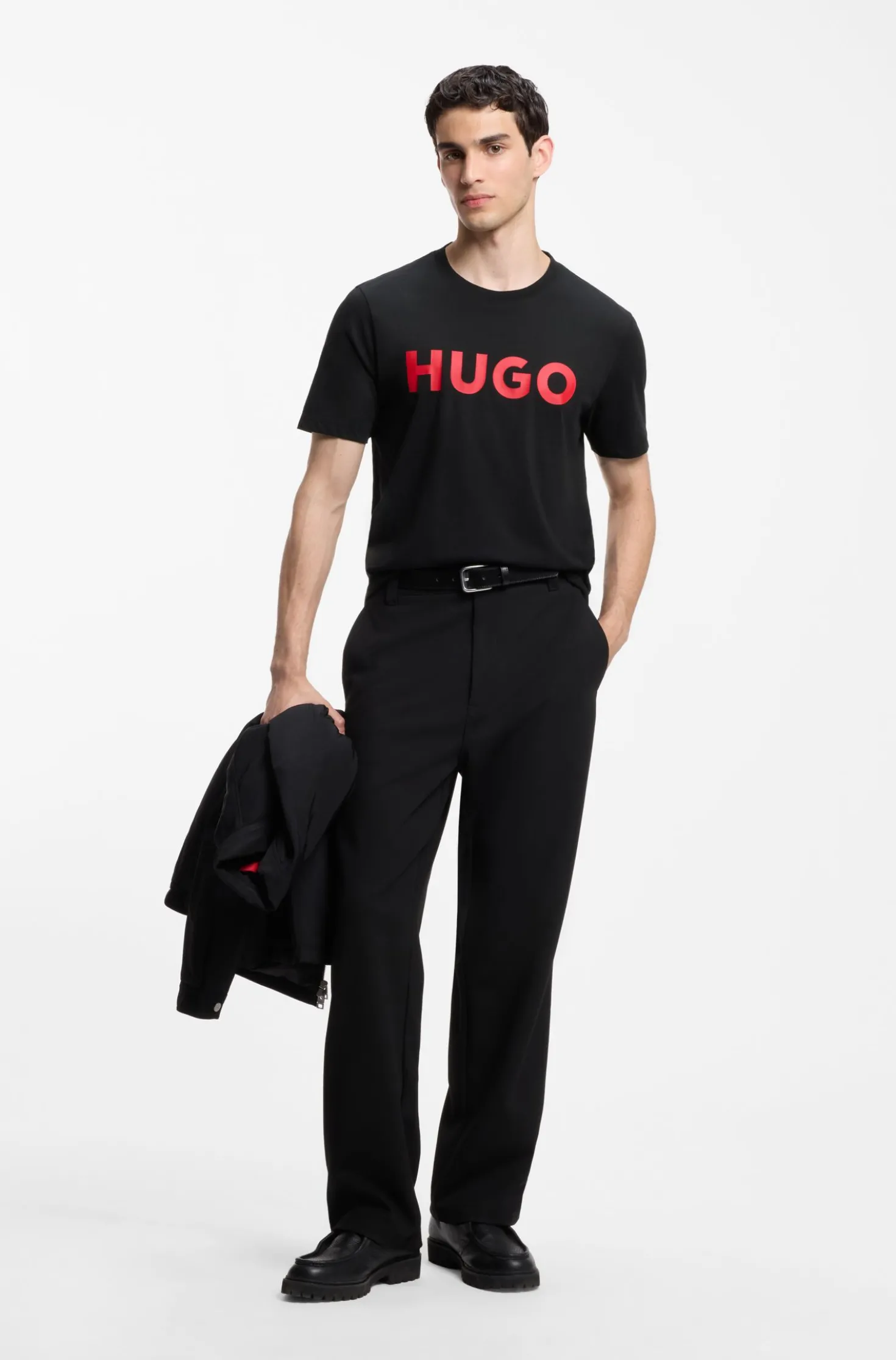 T-Shirt aus Baumwoll-Jersey mit Logo-Print