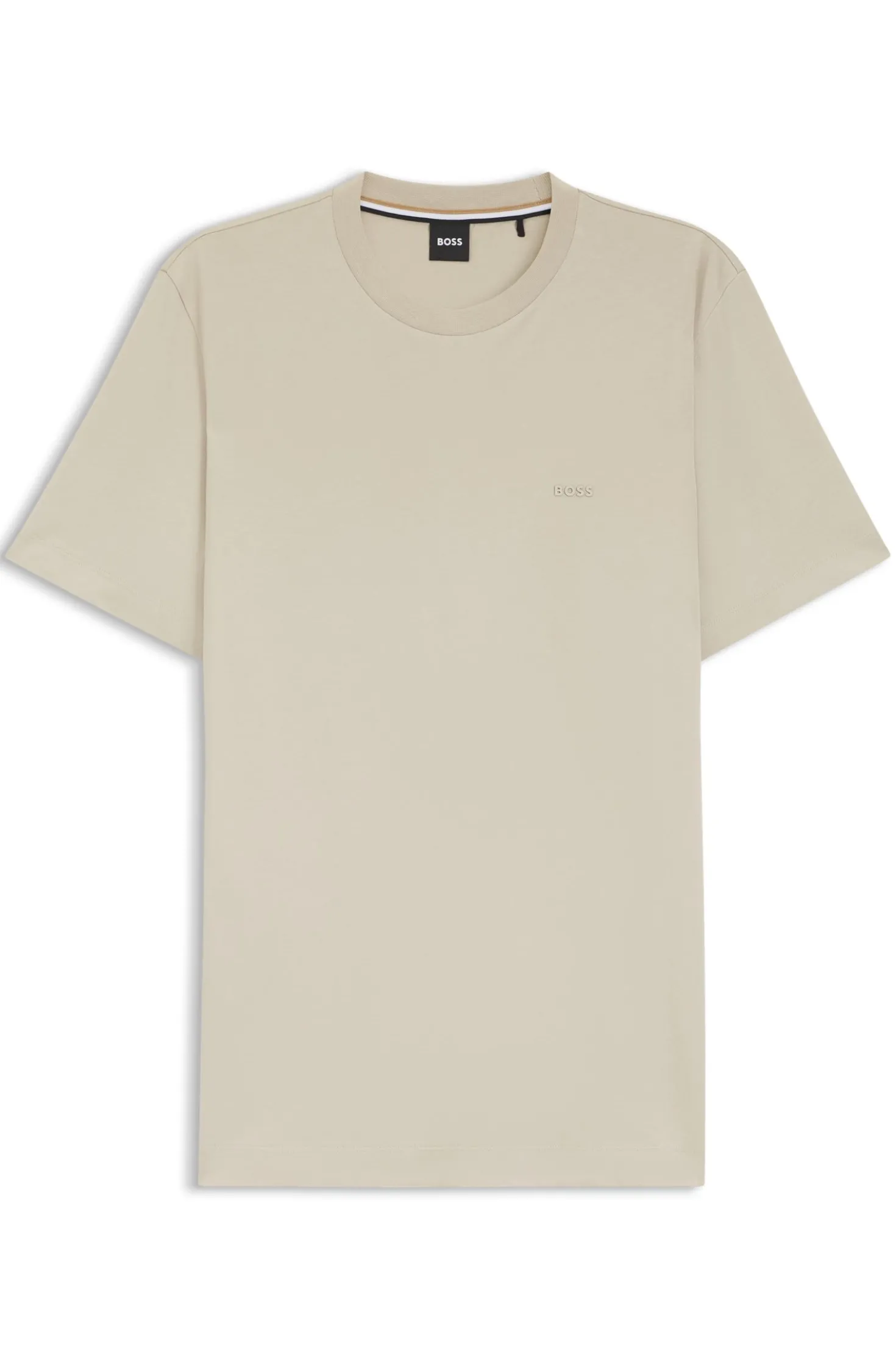 T-Shirt aus Baumwoll-Jersey mit Logo-Detail