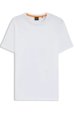 T-Shirt aus Baumwoll-Jersey mit Logo-Detail