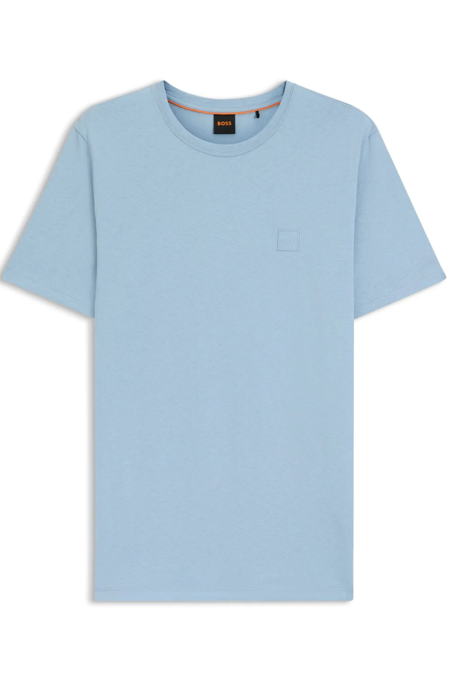 T-Shirt aus Baumwoll-Jersey mit Logo-Patch